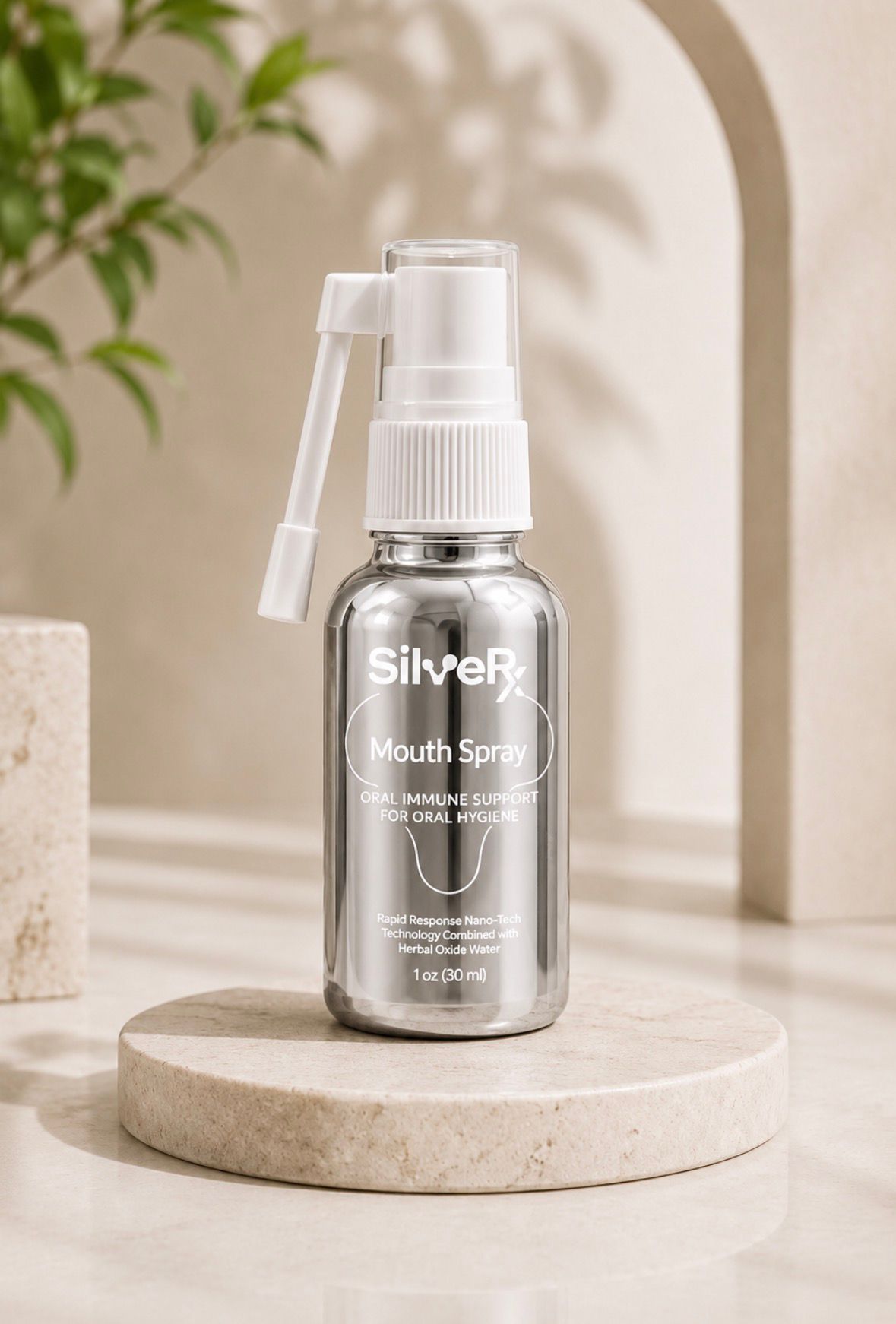 SilveRx Nano Silver Mouth Spray | Travel-Ready Oral Freshness Formula
